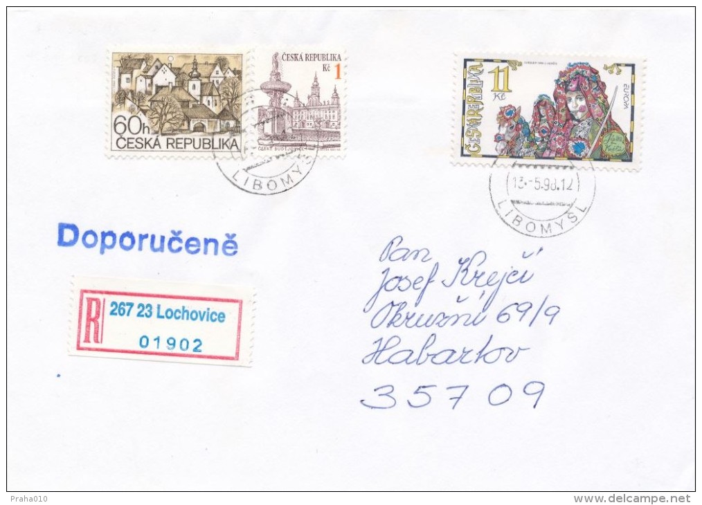 I0028 - Czech Rep. (1998) Postal Agencies LIBOMYSL / 267 23 Lochovice (R-letter!) - Covers & Documents
