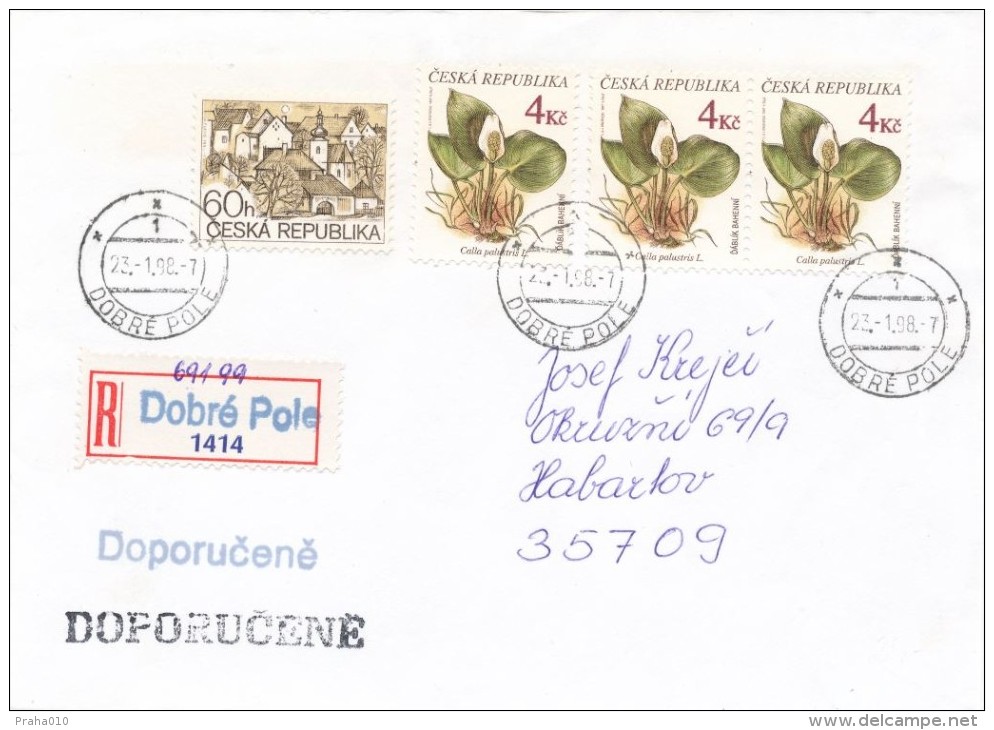 I0035 - Czech Rep. (1998) Postal Agencies DOBRE POLE / 691 99 Dobre Pole (R-letter!) - Covers & Documents