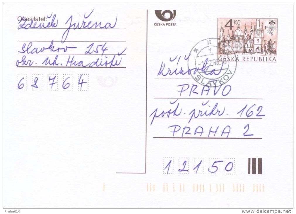 I0043 - Czech Rep. (1999) Postal Agencies SLAVKOV - Covers & Documents