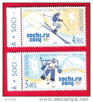 Moldova, 2 V., Winter Olympic Games - Sochi, 2014 - Winter 2014: Sochi