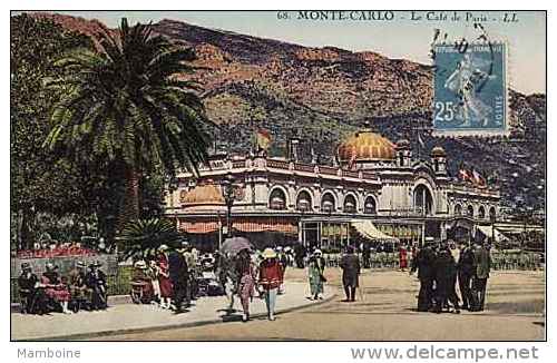 MONACO  Le Café De Paris - Bares Y Restaurantes