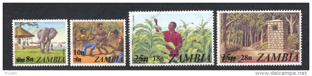 Zambia, Yvert 185/188, Scott 188/191, MNH - Zambie (1965-...)