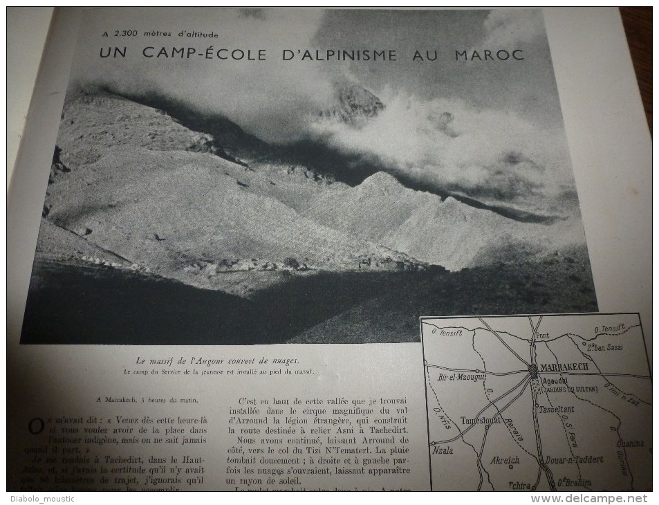 1941 Le Maréchal et l'enfance; Le colza-providence ; La vie des moines cistériens ; Ecole d'alpinisme au Maroc