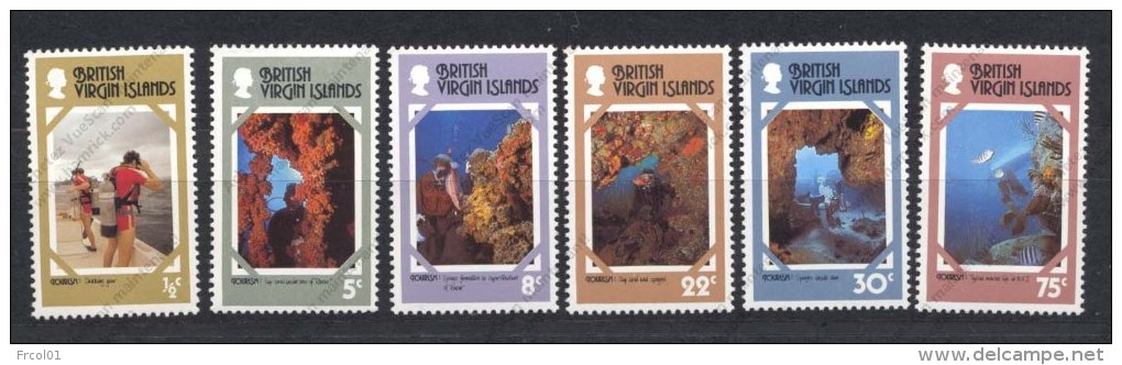 Iles Vierges Britanniques, Yvert 325/330, Scott 327/332, MNH - British Virgin Islands