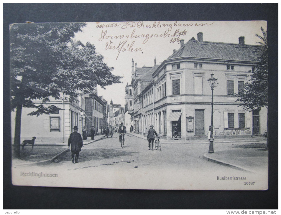 AK RECKLINGHAUSEN Kunibertistrasse 1908    //  D*10719 - Recklinghausen