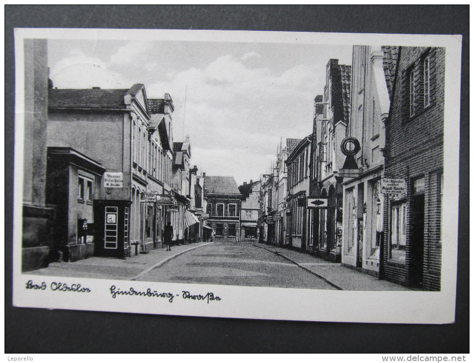 AK BAD OLDESLOE Hindenburgstrasse 1943  //  D*10721 - Bad Oldesloe