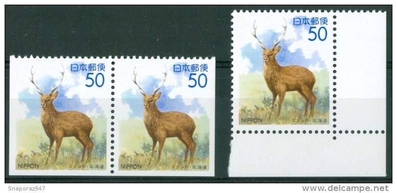 1994  Giappone Fauna Cervi Deer Animali Animals Animaux Set MNH** -Fiog43 - Neufs