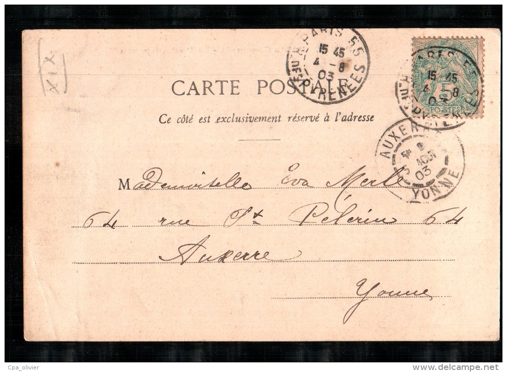 75 PARIS XIX Buttes Chaumont, Pont Suspendu, Animée, Ed ? 333, 1903 - Arrondissement: 19