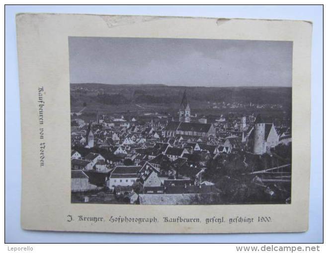 AK KAUFBEUREN Photo Ca.1900  //  D*10769 - Kaufbeuren