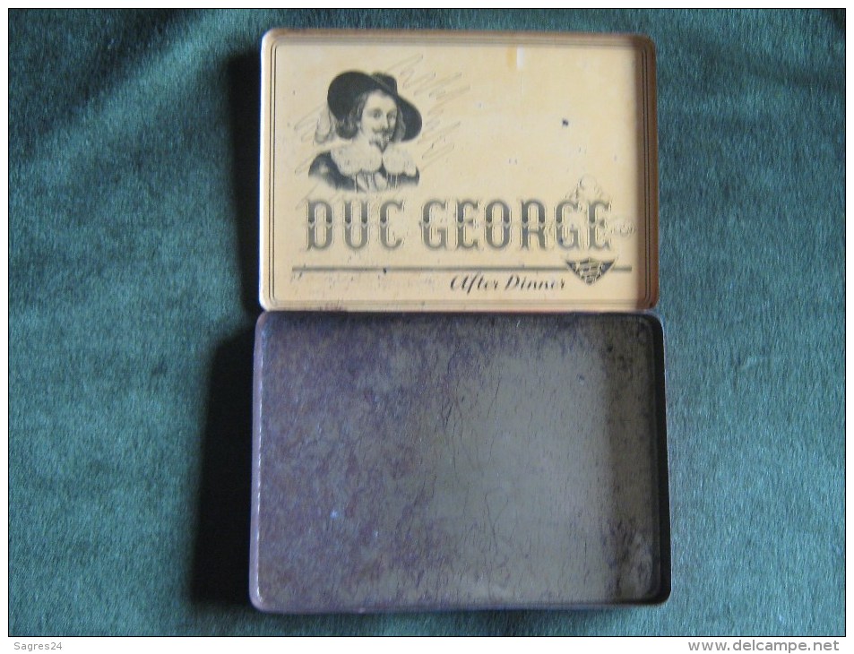 Cigars Tin Box Duc George After Dinner-Sigarenfabrieken N.V.Zeelst-Holland - Schnupftabakdosen (leer)