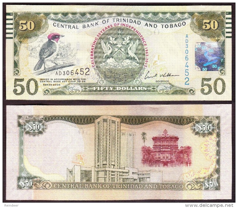 ® TRINIDAD & TOBAGO 50 Dollars (2006) - Trindad & Tobago