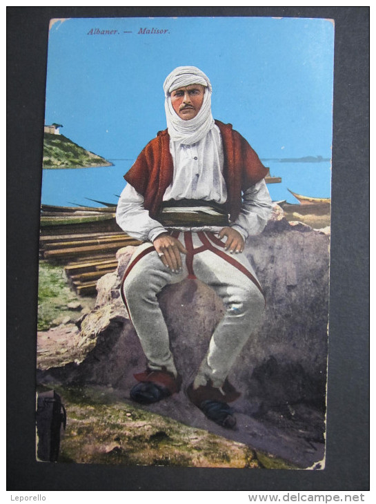 AK ALBANIA TRACHT Costumi 1916  //  D*10818 - Albanien