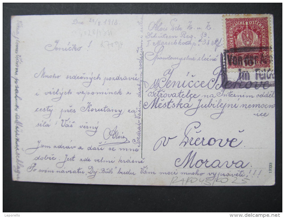 AK ST.VEIT A.d.Glan 1918 Feldpost   //  D*10819 - St. Veit An Der Glan