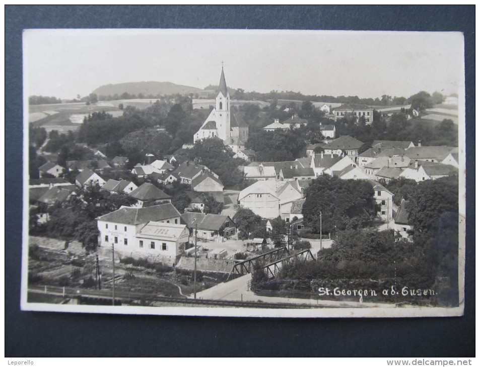 AK ST.GEORGEN A.d.Gusen B.Perg 1930 //  D*10834 - Perg