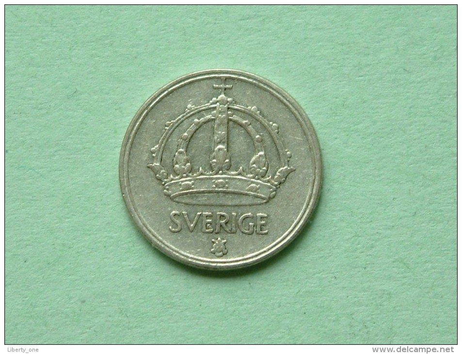 1950 TS - 10 ORE / KM 813 ( Uncleaned Coin / For Grade, Please See Photo ) !! - Suède