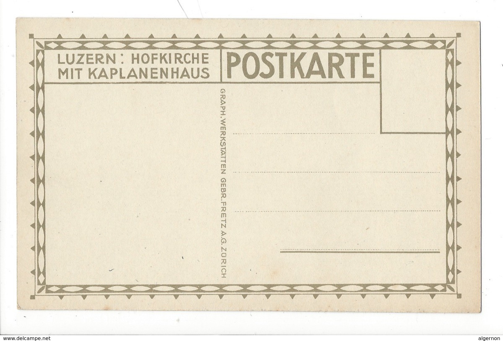 9046 - Hofkirche Mit Kaplanenhaus Illustration Schlatter - Autres & Non Classés