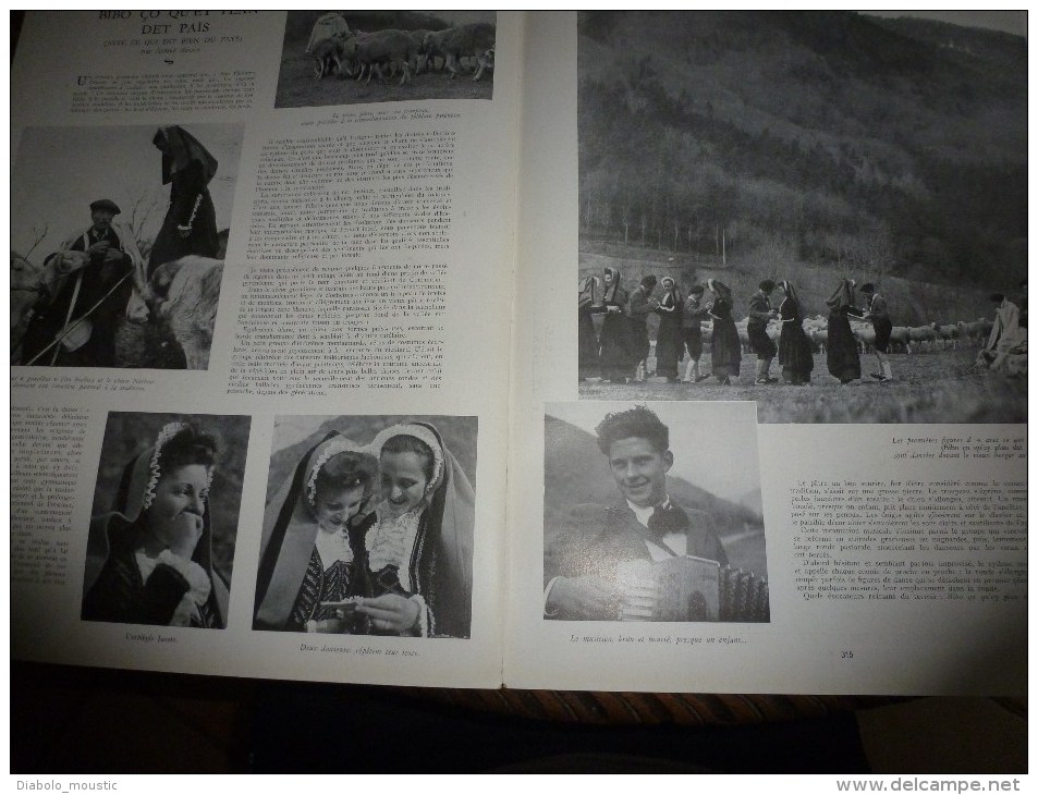 1941 Retour à la ferme ,en Touraine, de l'éléphant du cirque AMAR ; En Afrique noire; LUCHON Bibo ço qu'ey plan det païs