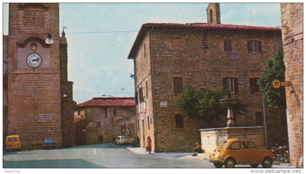 Bettona :  FIAT 500 - Piazza Cavour, Circonvallazione Etc - Multiview - Umbria, Italia - Turismo