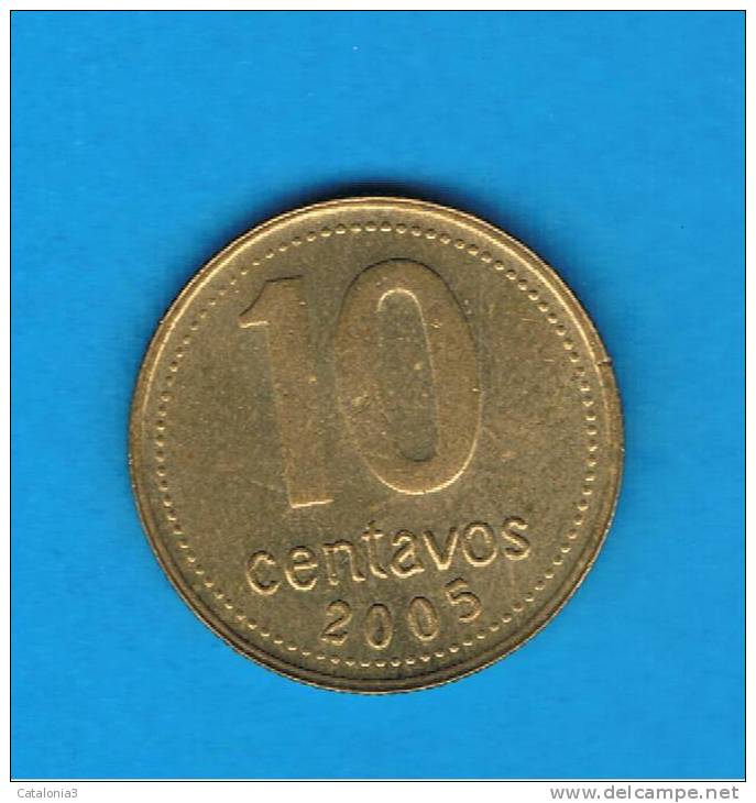 ARGENTINA -  10 Centavos  2005   KM82 - Argentine