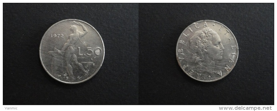 1972 - 50 LIRE ITALIE - ITALY - 50 Lire