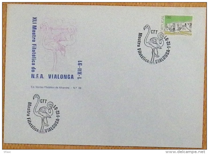 Portugal - Flamingo - Vialonga 1991 - Flamants