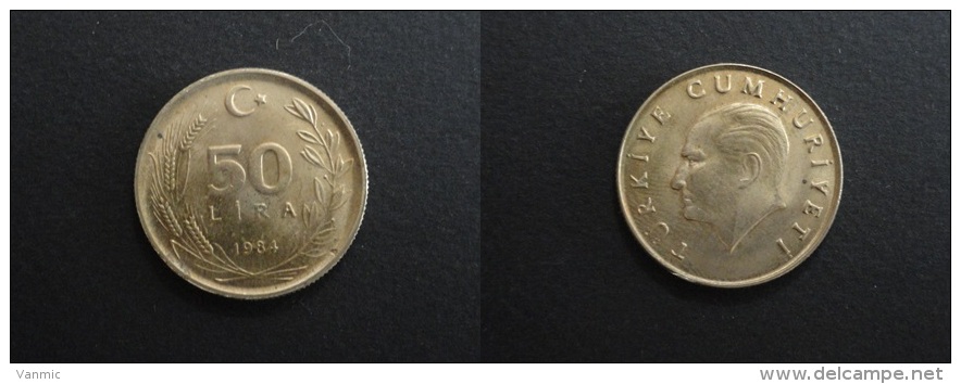 1984 - 50 LIRA TURQUIE - TURKEY - Turquia