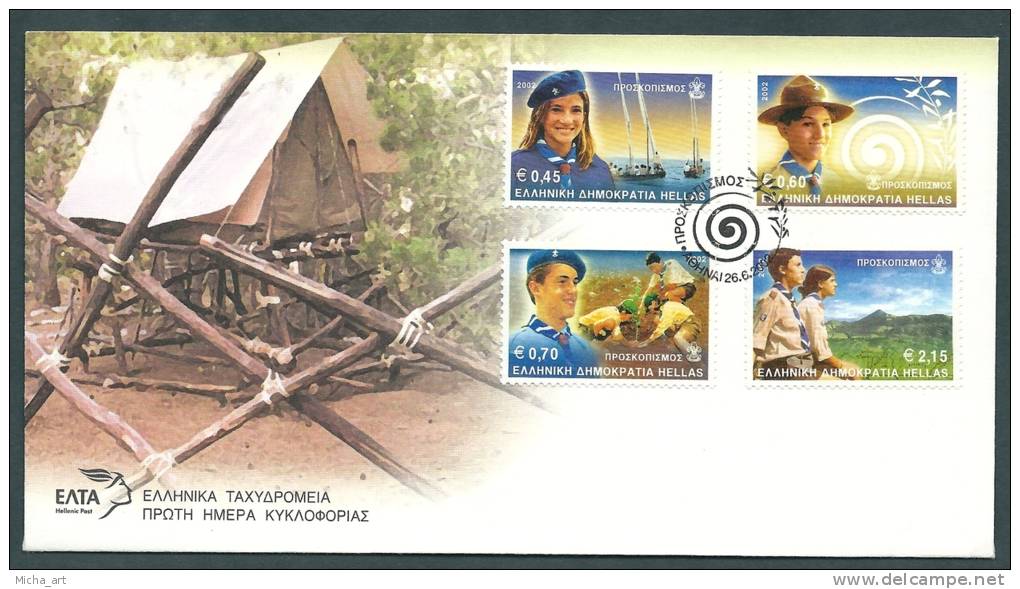 Greece 2002 Scouting FDC - FDC