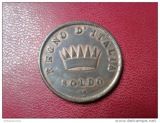 ITALIAN STATES "KINGDOM OF NAPOLEON"    (1 SOLDO 1811 M) - Andere & Zonder Classificatie