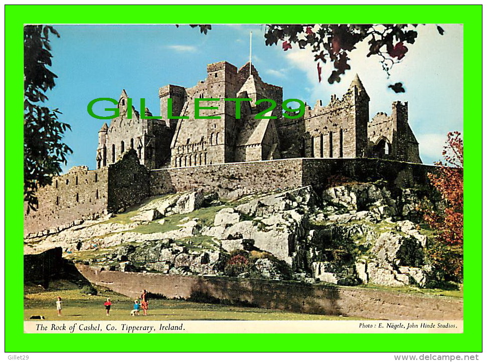 TIPPERARY, IRELAND - THE ROCK OF CASHEL - PUB. BY JOHN HINDE  - TRAVEL  - - Tipperary