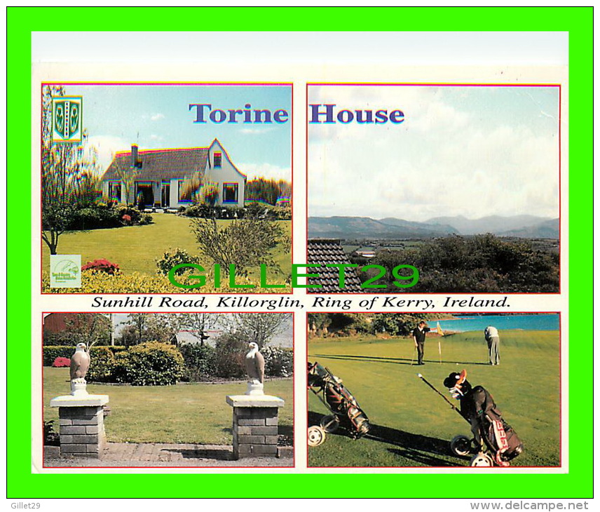 KERRY, IRELAND - TORINE HOUSE - SUNHILL ROAD, KILLORGLIN, RING OF KERRY - GOLF - - Kerry
