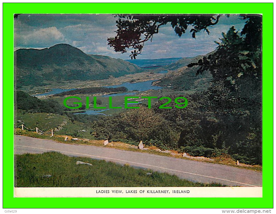 KILLARNEY, IRELAND - LADIES VIEW - CHURCH OF THE SLOE - PUB. BY ANTHONY MATTHEWS - - Kerry