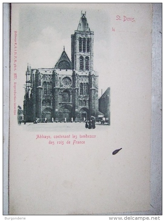 SAINT DENIS / BASILIQUE CATHEDRALE / JOLI LOT DE 12 CARTES / TOUTES LES PHOTOS