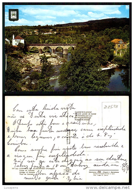 PORTUGAL COR 28538 - FORNOS DE ALGODRES - PONTE DE JUNCAIS - Bragança