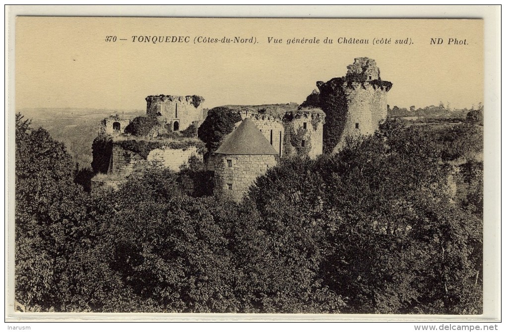 TONQUEDEC  -  Vue Générale Du Château -  Ed. ND, N° 370 - Tonquédec