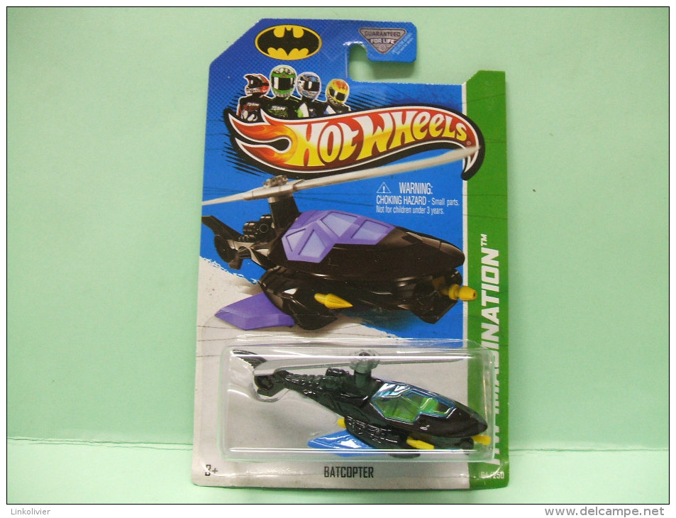 BATMAN BATCOPTER - HW Imagination 2013 - BATMAN - HOTWHEELS Hot Wheels Mattel 1/64 US Blister - HotWheels