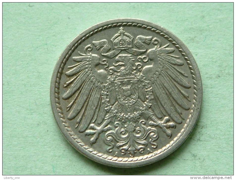 1906 A - 5 PFENNIG / KM 11 ( For Grade , Please See Photo ) ! - 5 Pfennig