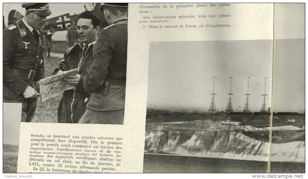 1941 Guerre ALLEMAGNE-RUSSIE ; Portrait Soie De Pétain ;Secours National ; Cheval Roi à Paris; Elevage Du Lapin Partout - L'Illustration