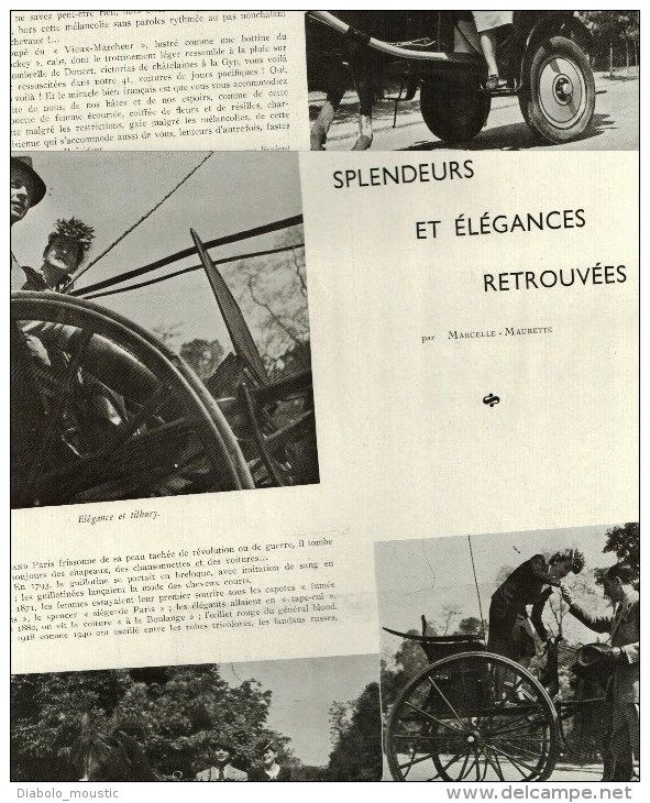 1941 Guerre ALLEMAGNE-RUSSIE ; Portrait soie de Pétain ;Secours national ; Cheval roi à Paris; Elevage du lapin partout