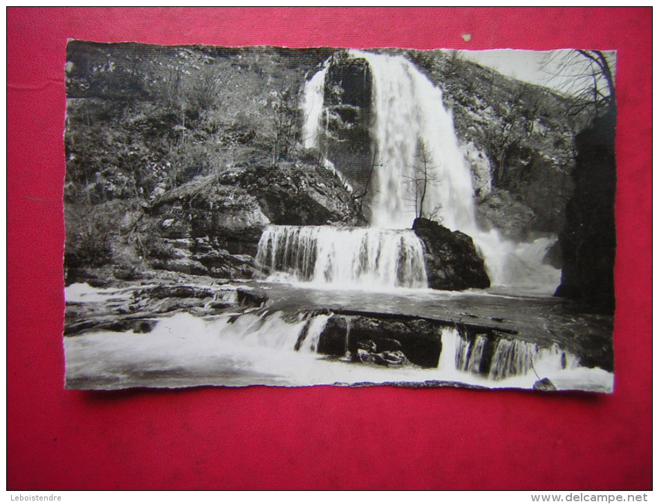 CPSM PHOTO 39  ENVIRONS DE CHAMPAGNOLE  CASCADE DE L'AIN A BOURG DE SIROD    NON VOYAGEE  CARTE EN BON ETAT - Champagnole