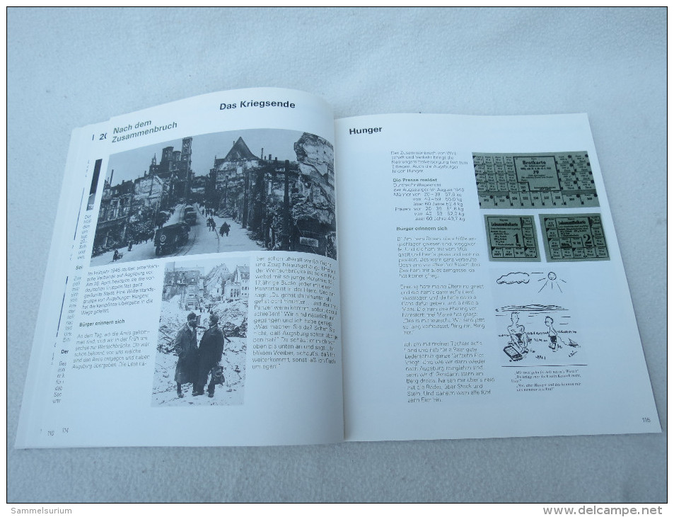 "Mein Augsburg" Zeitgeschichte Miterlebt Stadtentwicklung Mitgestaltet, Ausstellungskatalog 1983 Zeughaus - Catálogos