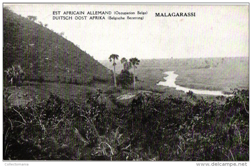 5 Postcards  EAST Afrika Kigali  Watuzi Kagera Mont Lubafu  BURUNDI RWANDA RUANDA Lulanguru Station BELGIAN OCCUPATION - Burundi