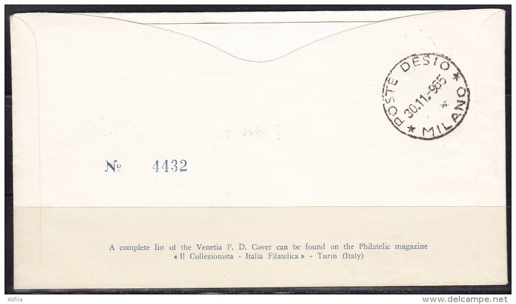 3213. Vatican, 1965, Christmas, FDC - FDC