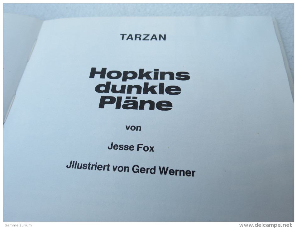 Jesse Fox "Tarzan" Hopkins Dunkle Pläne, Kinderbuch - Aventure