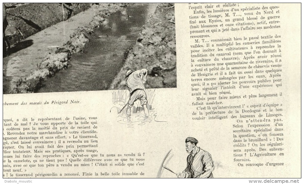 1941 Rizère indochinoise  aux marais du Périgord noir (important documentaire);Guerre KIEV ; Palefrenier à Paris ;