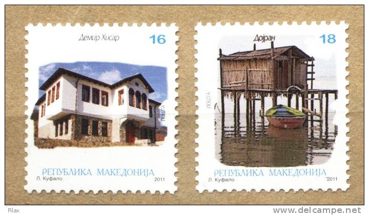 LOT MAC 1123 - Macedonia 2011 - Macedonian Towns (reg. Stamps) - North Macedonia