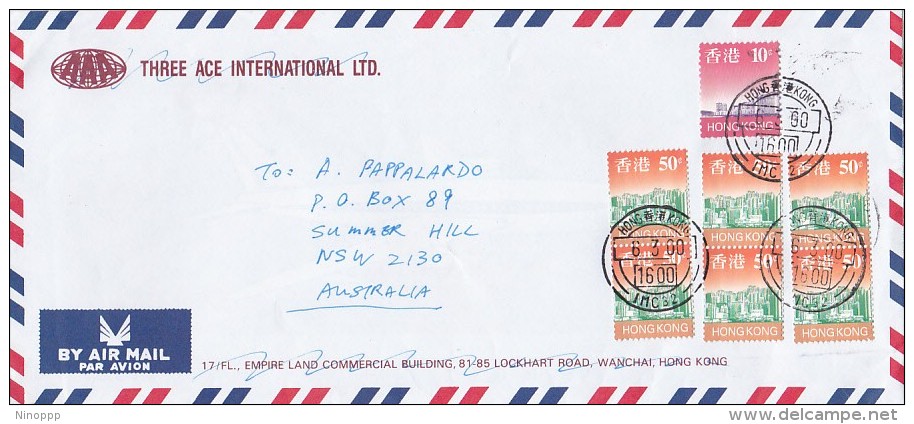 Hong Kong 2000 Cover Posted To Australia - Used Stamps