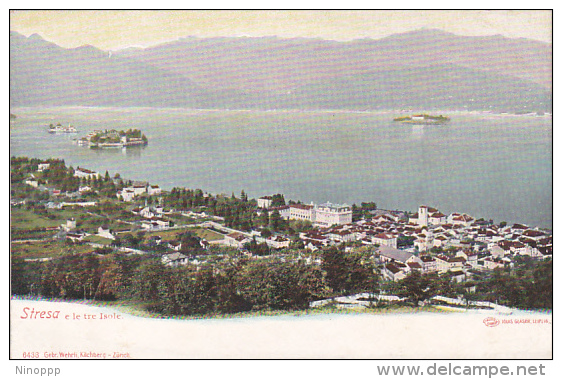 Italy  Early Unused Postal Card, Stresa - Collections