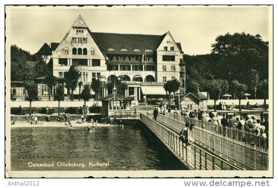 Glücksburg Nordmark Kurhotel Hotel Steg Um 1930 Sw - Ehemalige Dt. Kolonien