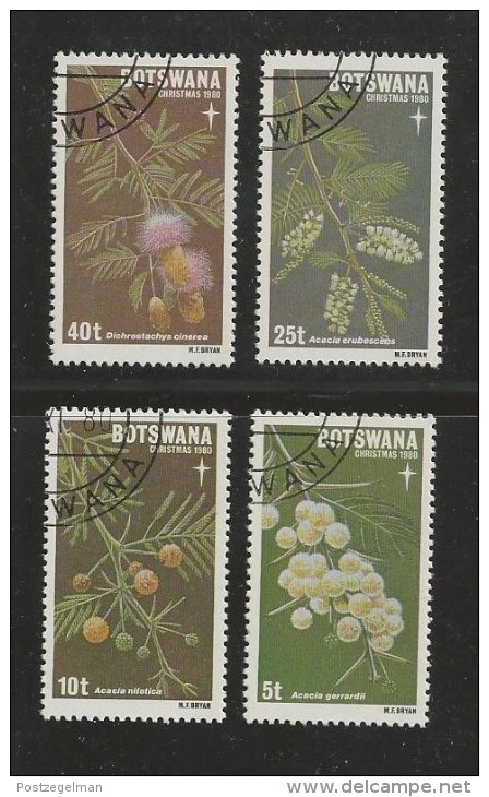 BOTSWANA 1980 CTO Stamp(s) Christmas 258-261 #1613 - Christmas