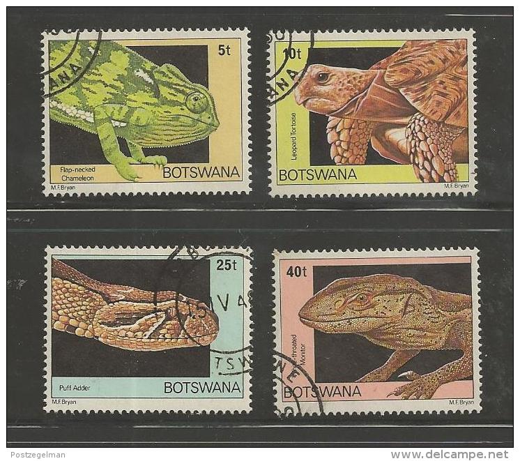 BOTSWANA 1980 CTO Stamp(s) Reptiles 243-246  #1609 - Other & Unclassified